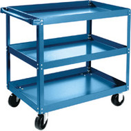MB487 Shelf Carts 3 shelves 24"Wx48"Dx36"H