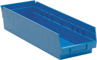 CD017 Plastic SHELF Bins (BLUE) 6-5/8"Wx17-7/8"Dx4"H