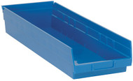 CC411 Plastic SHELF Bins (BLUE) 8-3/8"Wx23-5/8"Dx4"H