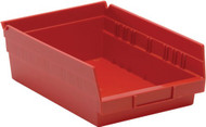 CC394 Plastic SHELF Bins (RED) 8-3/8"Wx11-5/8"Dx4"H
