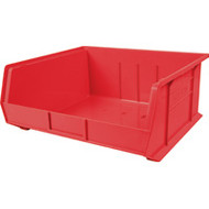 CB112 STACKABLE Bins (RED) 16-1/2"Wx14-3/4"Dx7"H