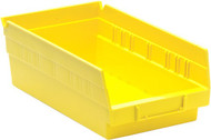 CB395 Plastic SHELF Bins (YELLOW) 6-5/8"Wx11-5/8"Dx4"H