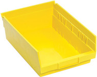 CC395 Plastic SHELF Bins (YELLOW) 8-3/8"Wx11-5/8"Dx4"H