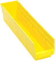 CB392 Plastic SHELF Bins (YELLOW) 4-1/8"Wx17-7/8"Dx4"H