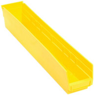 CC407 Plastic SHELF Bins (YELLOW) 4-1/8"Wx23-5/8"Dx4"H