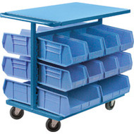 Mobile Racks Double-Sided (w/Plastic Bins) Starting at