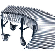 MN862 Flexible/Expandable Roller Conveyors 18"Wx16'L