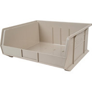 CB676 STACKABLE Bins (STONE) 16-1/2"Wx14-3/4"Dx7"