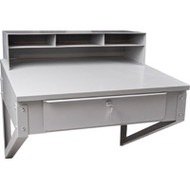 FI518 Shop Desks wall-mounted 34.5"Wx30"Dx19"