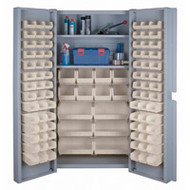 CF358 Storage Cabinets Stone bins38"Wx24"Dx72"H