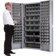CB692 Storage Cabinets Stone bins38"Wx24"Dx72"H