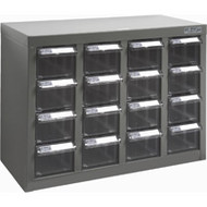 CF305 16 clear drawers18.3"Wx8.7"Dx13.8"H