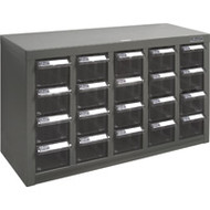 CF306 20 clear drawers23.1"Wx8.7"Dx13.8"H
