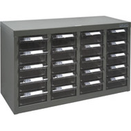 CF318 20 clear drawers23.1"Wx8.7"Dx13.6"H