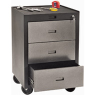FH733 Mobile Cabinets(black)23"Wx22"Dx30"H