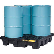 SBA849 Drum Spill Pallets 4-drumWith drain