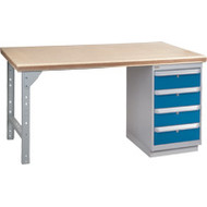 FG280 Workbenches (shop grade wood tops) 36"Wx72"Lx34"H