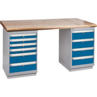 FG621 Workbenches (laminated wood tops) 30"Wx72"Lx34"H
