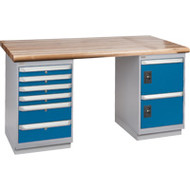 FG459 Workbenches (laminated wood tops) 36"Wx72"Lx34"H