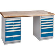 FG417 Workbenches (laminated wood tops) 30"Wx60"Lx34"H
