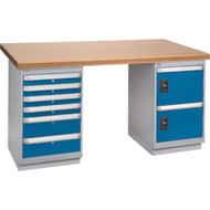 FG471 Workbenches (shop grade wood tops) 30"Wx60"Lx34"H
