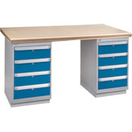 FG230 Workbenches (shop grade wood tops) 30"Wx60"Lx34"H
