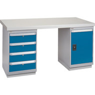 FG127 Workbenches (laminated plastic tops) 30"Wx60"Lx34"H
