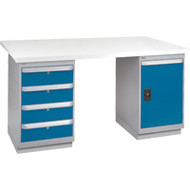 FG130 Workbenches (laminated plastic tops) 36"Wx72"Lx34"H