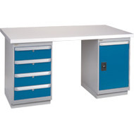 FH903 Workbenches (laminated plastic tops) 36"Wx60"Lx34"H
