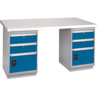 FH907 Workbenches (laminated plastic tops) 36"Wx60"Lx34"H