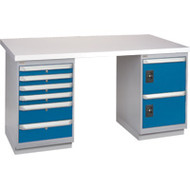FH916 Workbenches (laminated plastic tops) 24"Wx60"Lx34"H