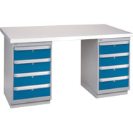 FH919 Workbenches (laminated plastic tops) 36"Wx60"Lx34"H