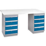 FH920 Workbenches (laminated plastic tops) 24"Wx60"Lx34"H