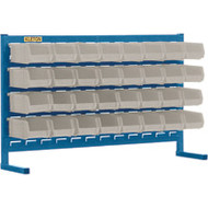 CF360 LOUVERED Bench Racks/STONE bins 4 1/8"W x 5 3/8"D x 3"H