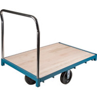 MB169 Wood Platform Diamond casters 48"Wx96"L