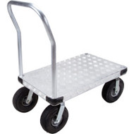 ML911 Aluminum Platform 10" pneumatic 24"W x 48"L