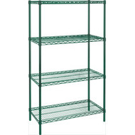 RL648 EPOXY Shelving (STARTER/4 shelf) 36"Wx18"Dx63"H