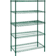 RL664 EPOXY Shelving (STARTER/5 shelf) 48"Wx18"Dx74"H