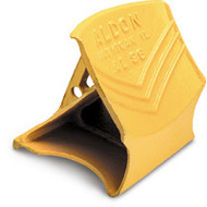 KH017 Wheel CHOCKS (iron/NATURAL) 10"Wx10.5"Lx10.75"H
