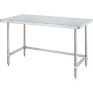 FI390 Workbenches (SS/3-sided frame) 96"Wx30"Dx34"H