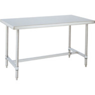 FI391 Workbenches (SS/H-Frame) 60"Wx30"Dx34"H