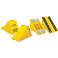 KH974 HD CHOCKS (all-terrain/cleat base) 11.25"Wx21"Lx12.25"H