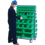 CB683 Racks GREEN Bins 36"Wx24"Dx63"H