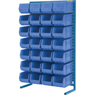 CB654 Racks BLUE Bins 36"Wx12"Dx61"H