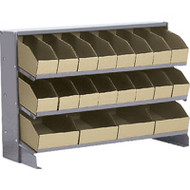CB318 SS Racks/Corrugated Bins 32-7/8"Wx12-1/8"Dx21.5"H