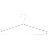 Steel Open Hook Coat Hanger 231-705 - Pack of 50 - Silver Finish