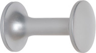 Aluminum Coat Knob 151-601 - Silver
