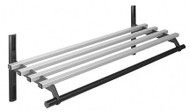 Infinite Wall-Mounted Aluminum Adjustable Coat Rack with Hanger Bar and Shelf 150-128 - Unlimited Sizes 