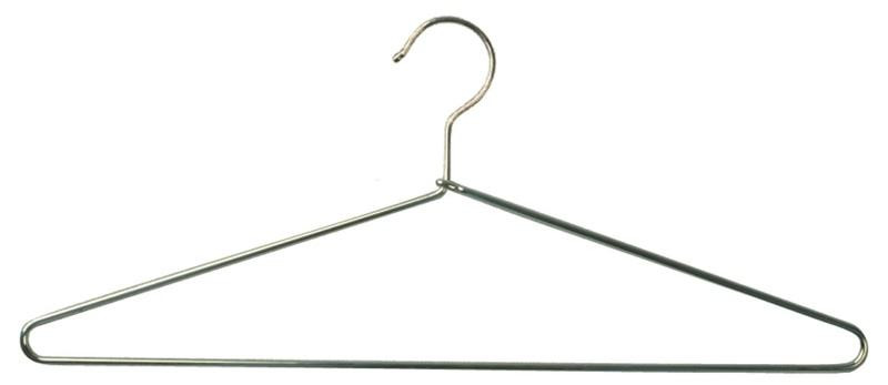 Steel Open Hook Coat Hanger- 50 Pack by Magnuson Group, MG-17OHN-50, 54098