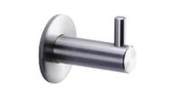 Brushed Stainless Steel Single Prong Coat Hook 241-658 - 41 mm Long